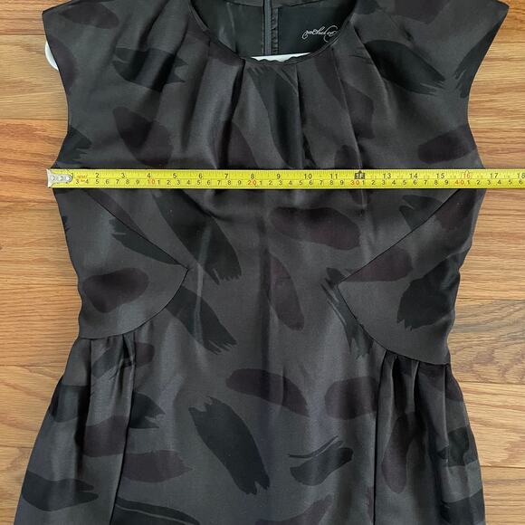 Rachel Comey Sheath Dress Womens XS Multicolor Brushstroke Silk Wool Blend - Picture 7 of 9